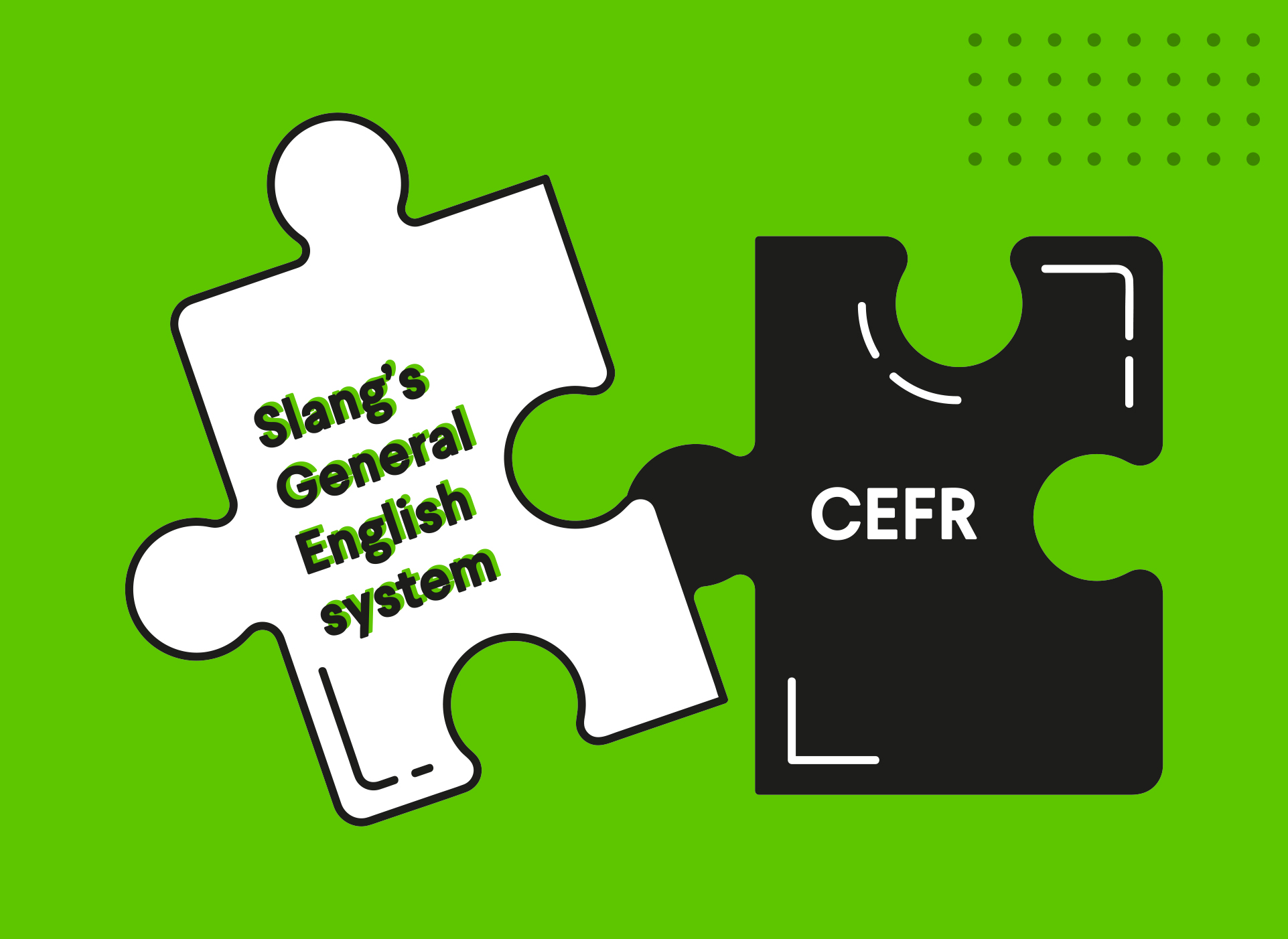 Como o sistema de inglês geral da Slang se baseia no QECR?